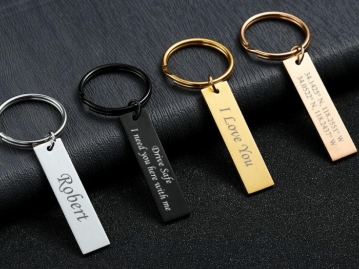 Meaningful Birthday Gifts For Dad - Custom Keychain