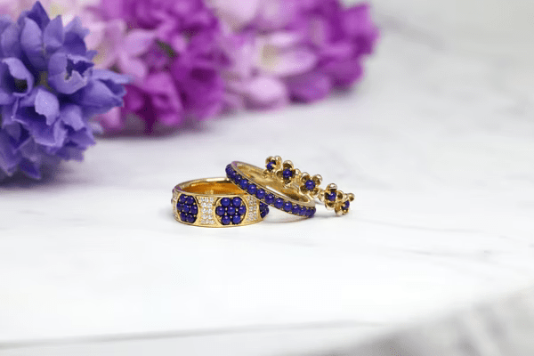 Sapphire ring as 9 year wedding anniversary gift