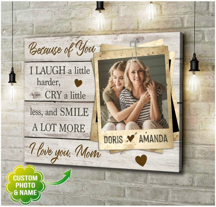 Touching canvas gift idea for her