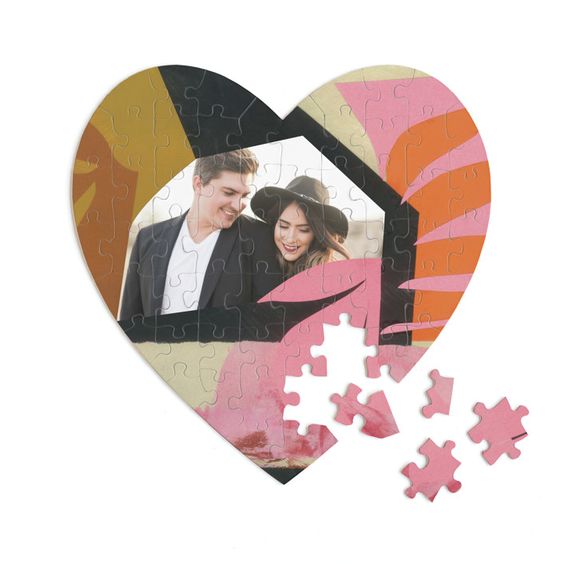 Best valentines gifts for her in 2022 - Collage Heart puzzle