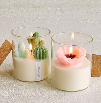 Best valentines gifts for her - Beautiful Set Of Candle