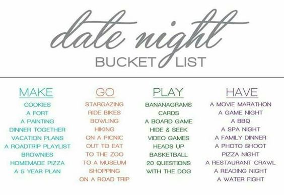 Valentine's day gift for her bucket list