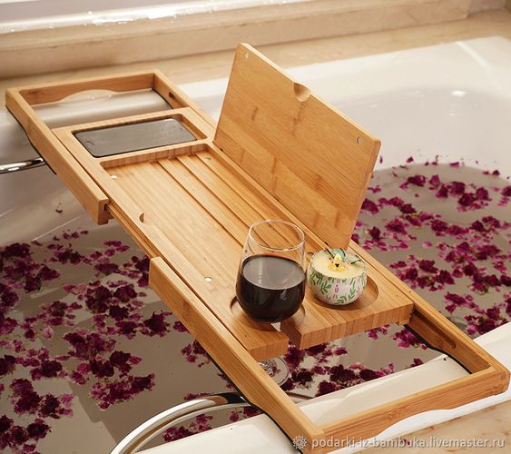 Valentine's day gift for her Bathtub Caddy Tray