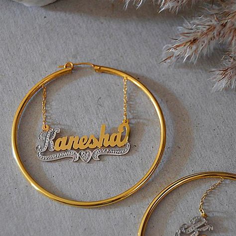 Name earrings - unique gifts for women