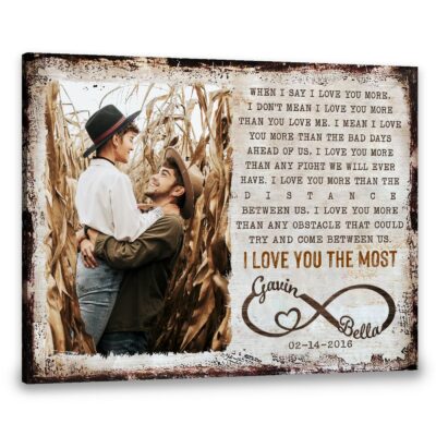 Unique Personalized Photo Gifts For Couple Canvas Print Ohcanvas Illustration 1