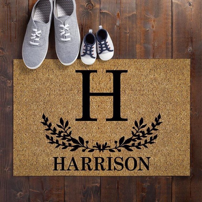 Personalized Doormats as useful wedding gifts for couples