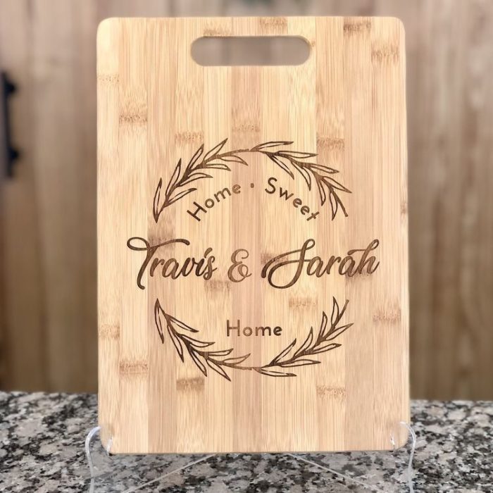 give personalized Cutting Boards as wedding gifts for couples. 