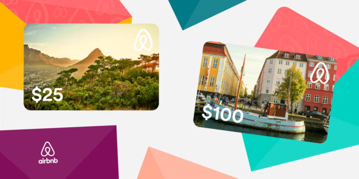Airbnb gift card as one of the ideal wedding presents for couples