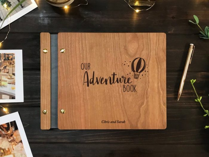 Give Adventure Scrapbooks As Couple Gift Ideas For Wedding