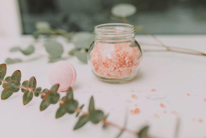 rose gold unique sister gifts - bath salts