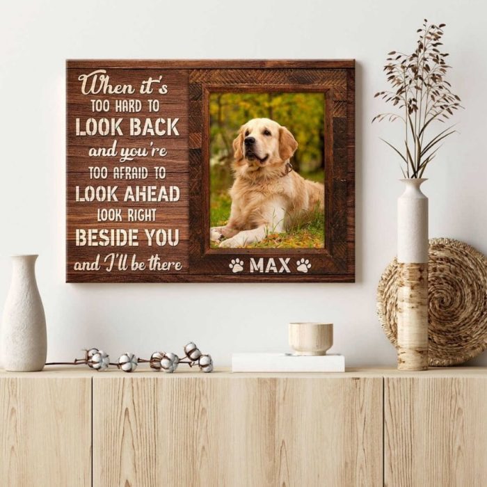 best personalized sister pet portrait canvas