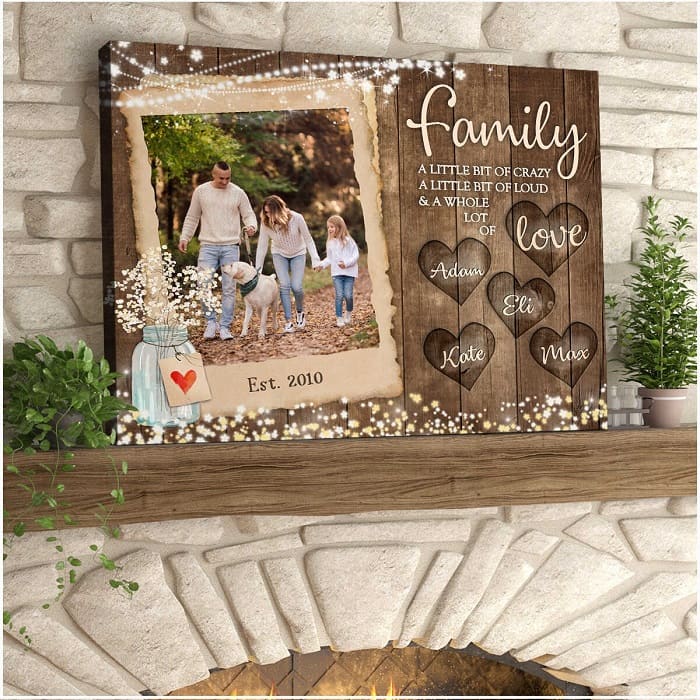 Valentiens day gifts for sisiter Custom Family Painting