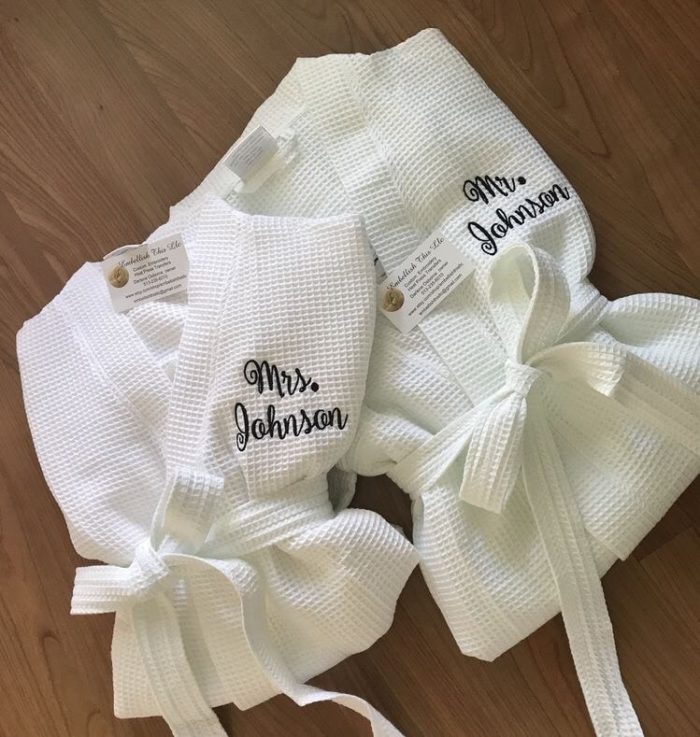 Give Personalized Couples Robes as gifts for couples who have everything