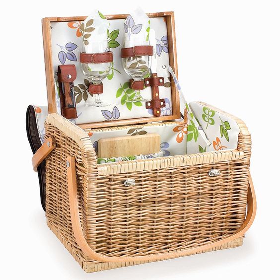 Give Picnic Basket Set As Wedding Gifts For Couple Who Has Everything