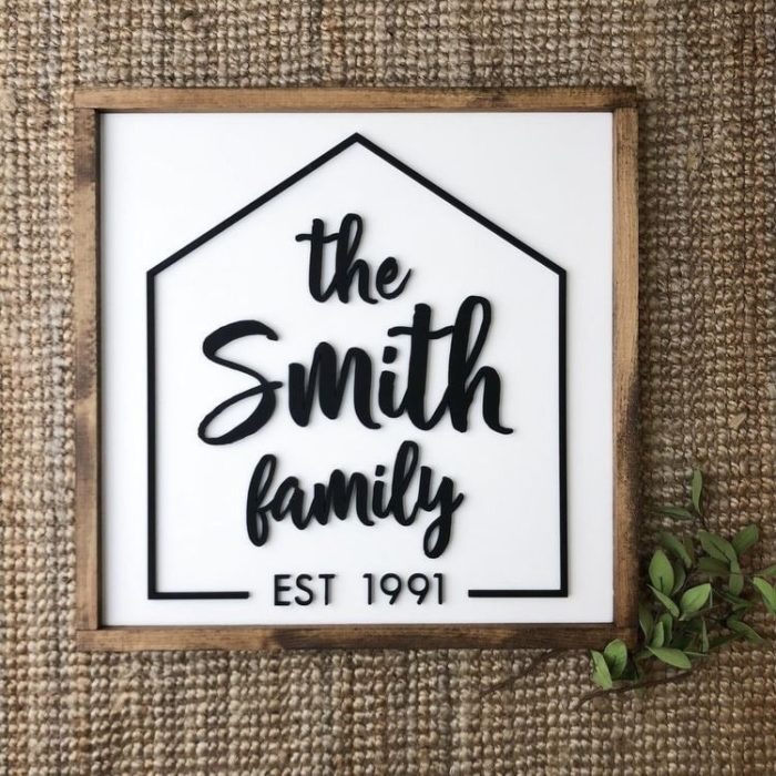 Give Personalized Address Sign As Wedding Gifts For Couples Who Have Everything