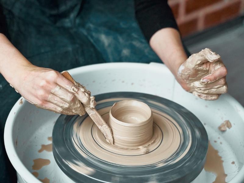 Pottery Class for 2nd Anniversary Gift Modern