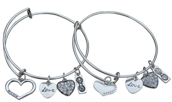 Mother and Daughter Bracelets - Valentine's day gift for mom from daughter