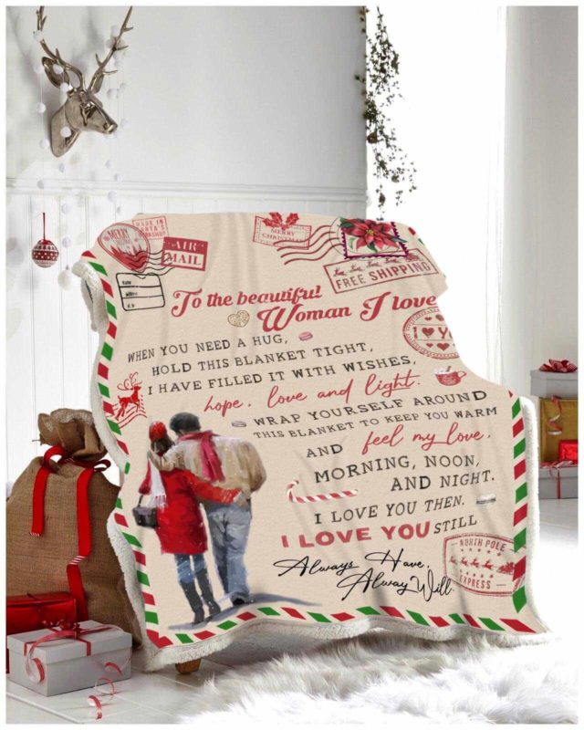 Valentines day gift for mom custom blanket