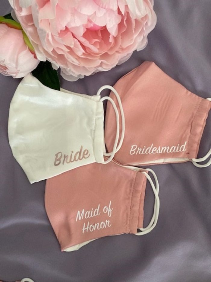 Give Face Masks as unique wedding favor ideas