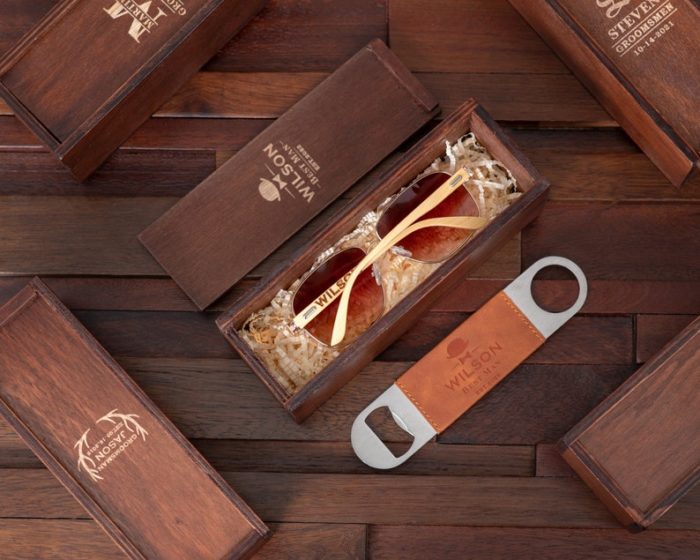 Give Sunglasses As Personalized Groom Gifts From Bride. 