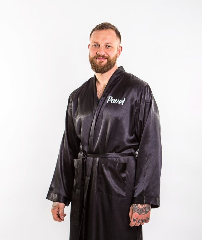 Give Robe As Personalized Groom Gifts From Bride.