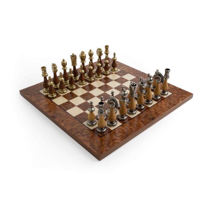 Give Engraved Chess Set as personalized groom gifts from bride.