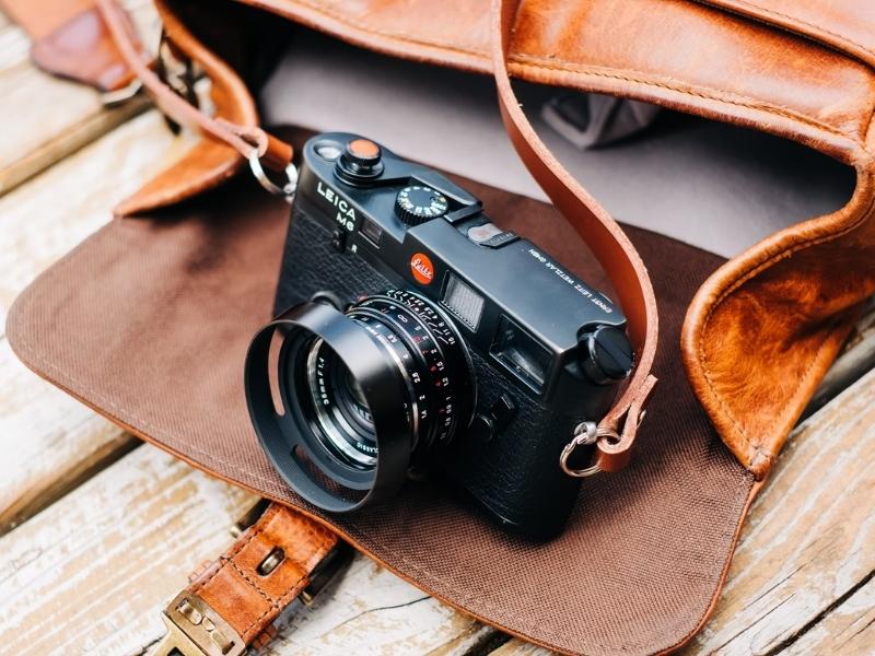 Leather Camera Strap for 3rd anniversary gifts