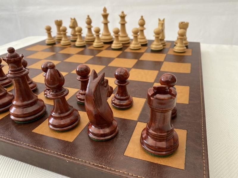Leather Chess Set for 3rd anniversary gifts