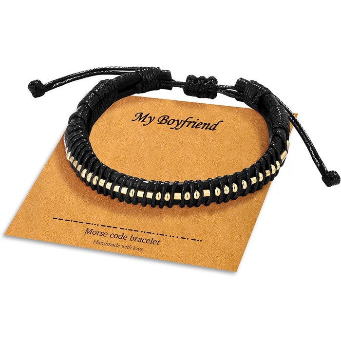 Morse code bracelets - gifts for men who have everything