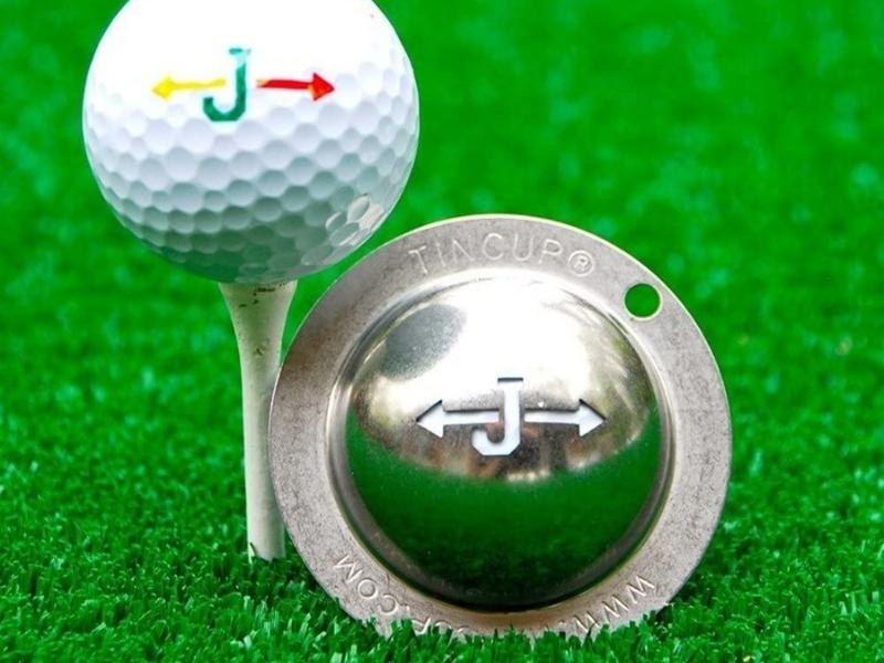 Tin Ball Marker for the 10th anniversary gift 