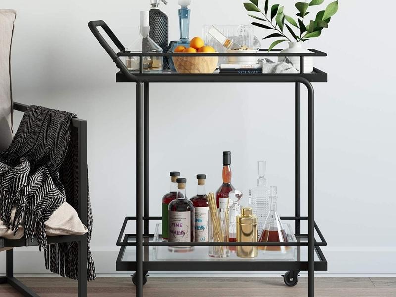 Tin Serving Cart for the 10 year anniversary gift for couple