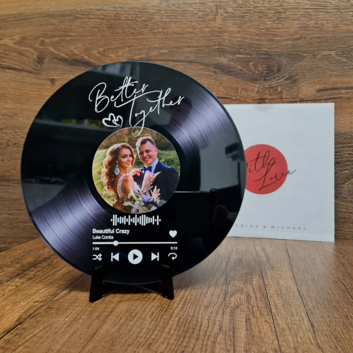 Custom Song Record - Personalized Gifts For Bride