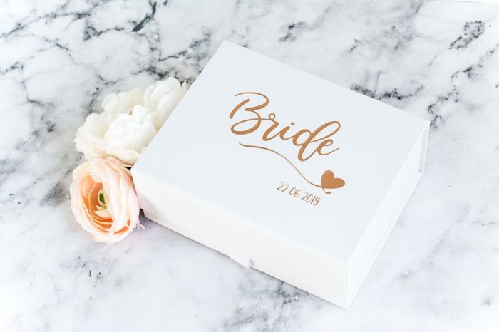 Bride Gift Box - Personalized gifts for bride. 