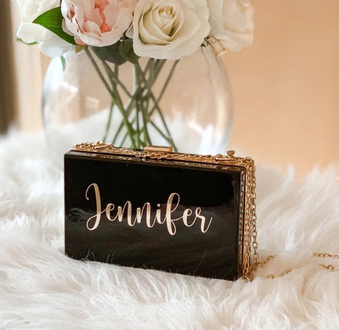 Clutch - Personalized gifts for bride.