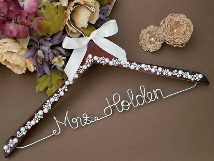 Hanger - Personalized gifts for a bride. 