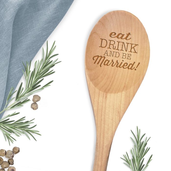 Wedding Spoons - Personalized gifts for a bride.