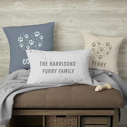 Personalized throw pillows 
