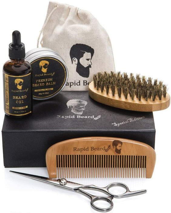 Valentines gift for him Beard Grooming & Trimming Kit