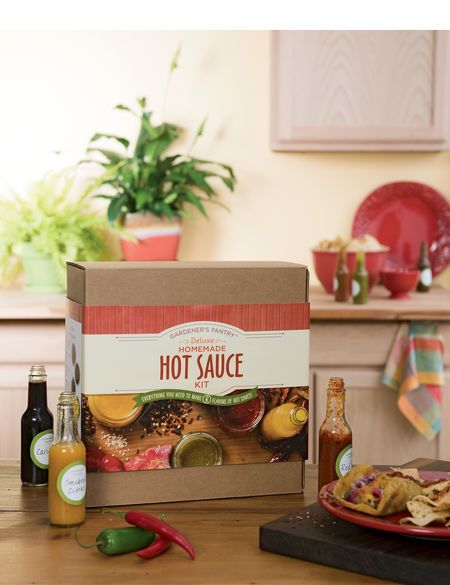 ultimate gift for him on Valentine's day - diy hot sauce kit. Source: Internet.