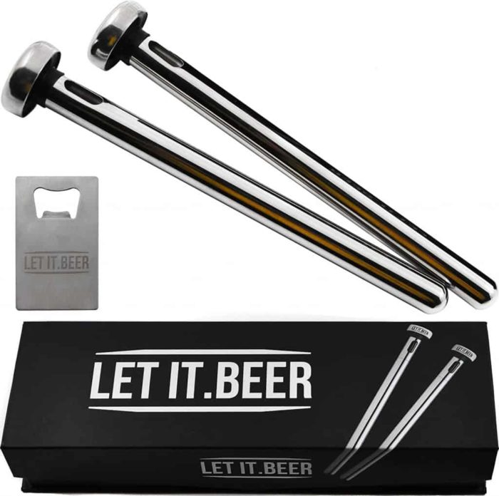 ultimate gift box for him on Valentine's day - Beer Chiller Sticks. Source: LETITBEER