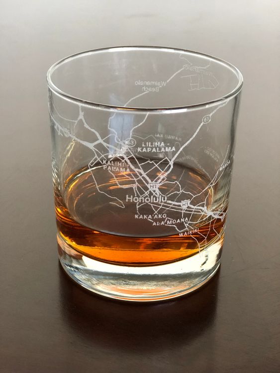 Best valentine's day gifts for him - Urban Map Glass