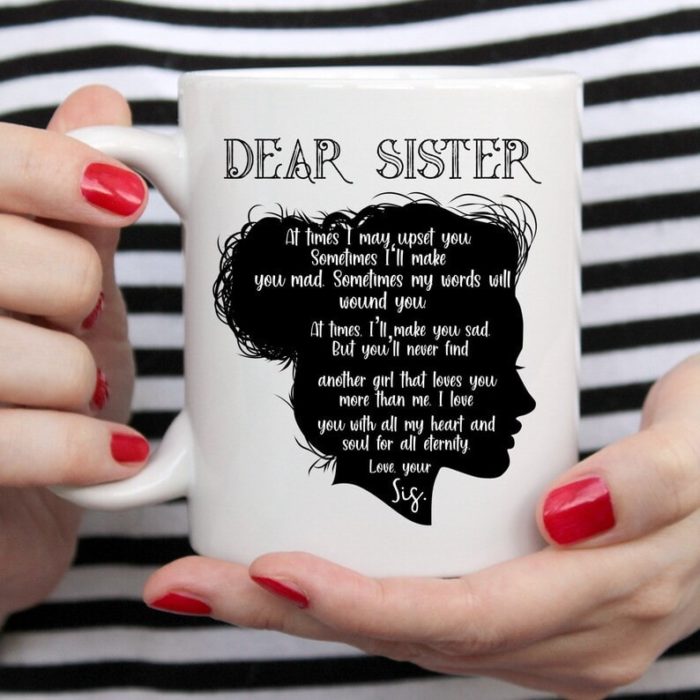 Customized Mugs - gift for sister on her wedding