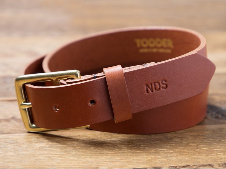 customized gift for him - leather belt