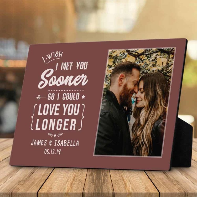 Desktop Plaque - Romantic valentine's day gifts for husband