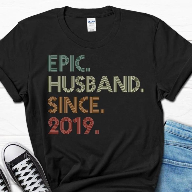 Epic Husband Since T-Shirts As Valentines Day Presents For Him