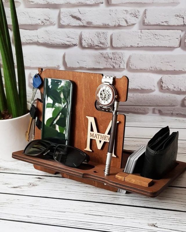 Valentine Gifts For Husband Personalized Docking Station