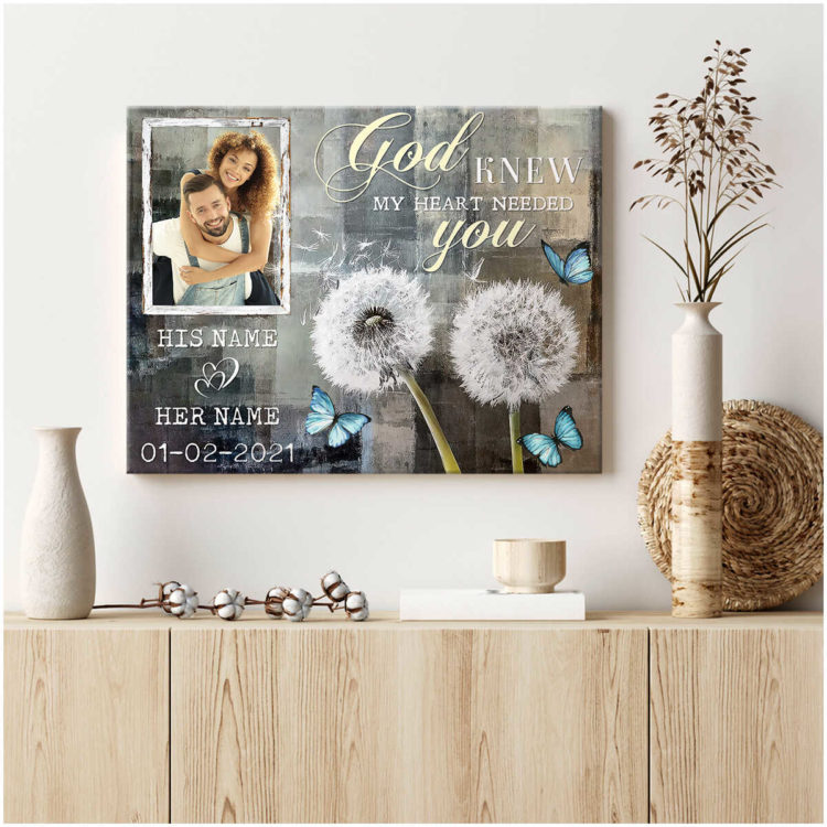 valentine's day gifts for husband Photo Gifts Dandelion and Butterflies