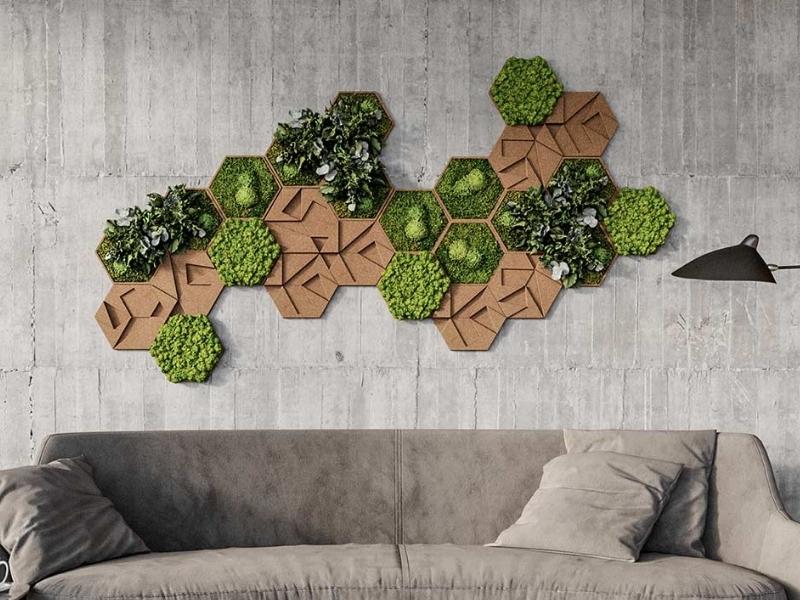 Preserved Mini Living Wall for valentine couple gift ideas