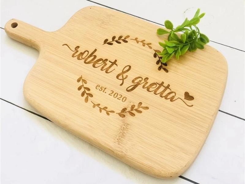 Personalized Cutting Board - Perfect Gift For Couple On Valetine'S Day