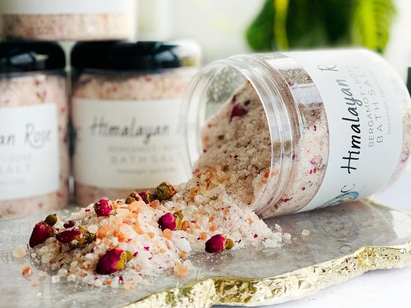 Rose Bath Soak for perfect Valentine's Day gifts for couples